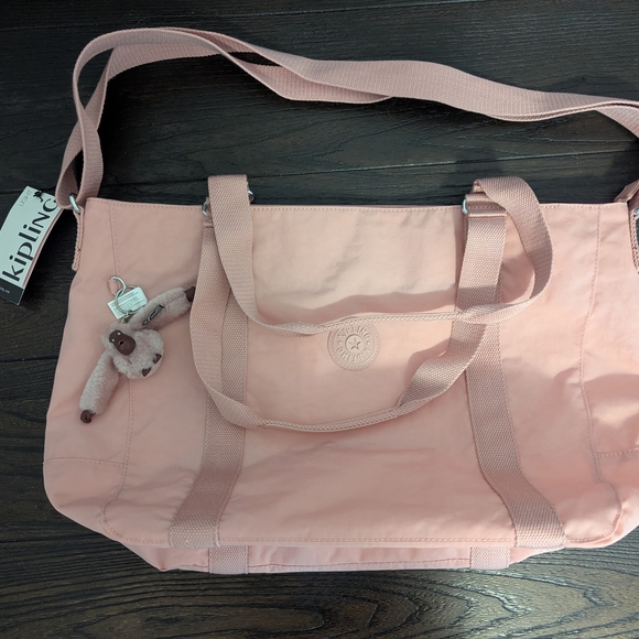Kipling Soft Pink Tote Bag - Picture 1 of 3